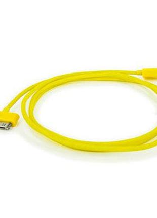 Usb кабель для iphone та ipad "aiino", жовтий