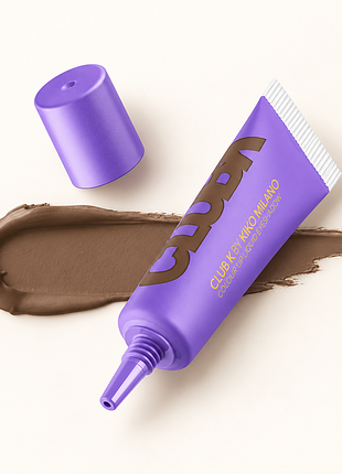 Жидкие тени для век kiko milano club k colour up liquid eyeshadow - 23 roman empire - теплый темно-коричневый (000071-23)