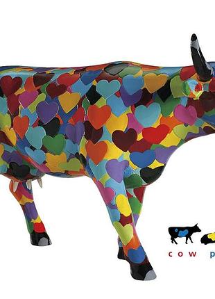 Коллекционная статуэтка корова heartstanding cow, size l