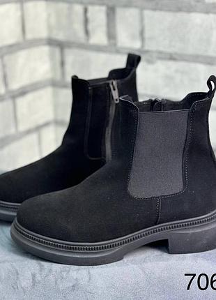 Сапоги женские замшевые 36-41рр