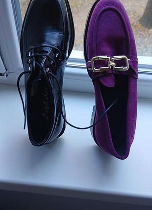 👠 продам две пары стильной кожаной обуви 🖤💜