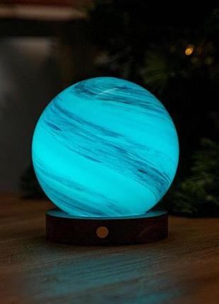 Світильник на акумуляторі gingko astraglass light large, полярна хмара, 8 режимів освітлення | g050l-pc