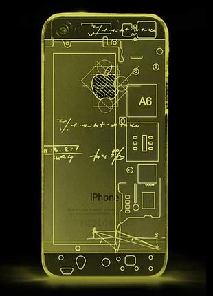 Чехол для iphone 5 "ilight", светящийся в темноте