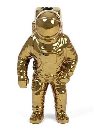 Количество: ваза астреонавт, фарфор «cosmic-diner-starman-gold»
