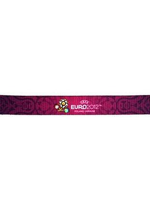 Браслет текстильный "euro 2012", фиолетовый, большой