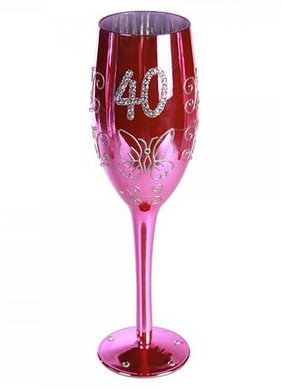 Бокал для шампанского "happy birhday" 40, 160 мл