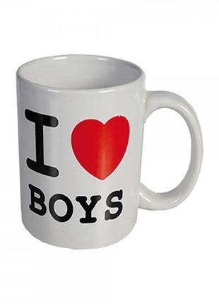 Чашка "i love boys" керамічна 8 см