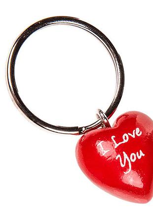 Брелок серце з "i love you"