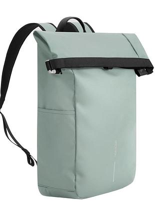 Рюкзак антивор xd design urban roll-top 16", водонепроницаемый, свет зеленый (p706.2807)