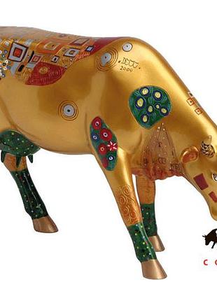 Коллекционная статуэтка корова klimt cow, size l