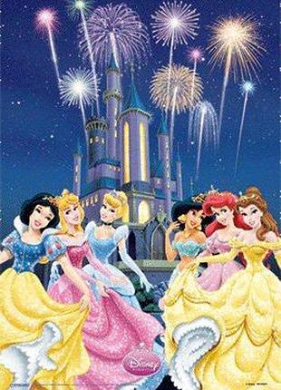 Постер 3d a3 "disney princess "