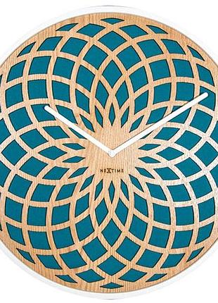 Настінний годинник "sun small turquoise" ?35 см