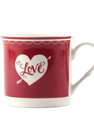 Кружка ootb love фарфоровая, красная