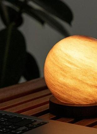 Світильник на акумуляторі gingko astraglass light large, піщана буря, 8 режимів освітлення | g050l-ss