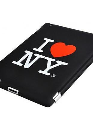 Кришка для ipad 2 "i love ny", чорна