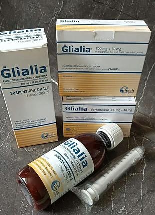 Гліалія сироп 700mg+70mg glialia таблетки  400 +40 mg