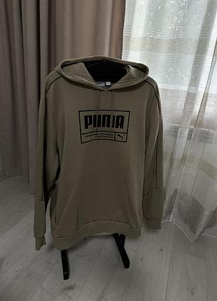 Чоловіче худі puma оливкове xxl