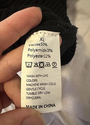Тепла сукня в рубчик xl 7