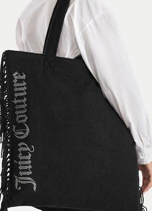 Стильна сумка типу tote від бренду juicy couture