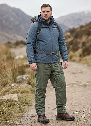 Mountain warehouse isodry waterproof водопроницаемые брюки дождевые xl tg милитари