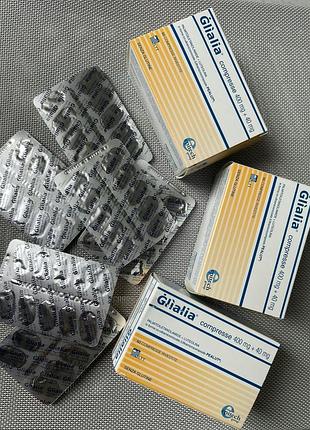 Glialia 400mg +40 mg  таблетки  гліалія італія оригінал