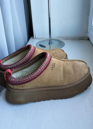 Трендовые женские тапочки на платформе ugg tazz slipper platform (39)