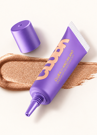 Жидкие тени для век kiko milano club k colour up liquid eyeshadow - 04 no sleep crew - розовое золото металлик (000071-04)