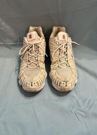 Кросівки чоловічі nike shox tl бежеві, розмір 44
