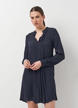 Сукня жіноча h&m темно-синя сукня туніка 42/12