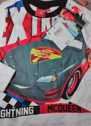 Красочный реглан для мальчика disney pixar cars,  разные размеры4 фото