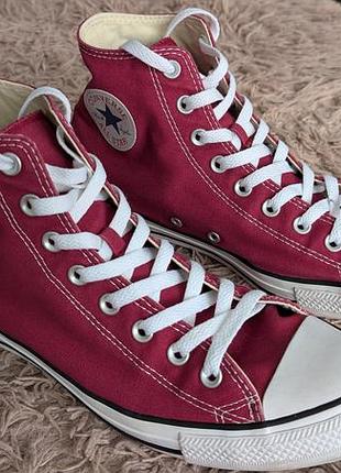Converse chuck taylor all star hi maroon, 44 розмір (28.5 см)