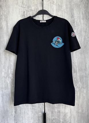 Бавовняна базова футболка moncler хлопковая футболка хлопок