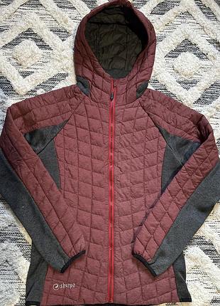 Жіноча гібридна утеплена куртка sherpa outdoor manang, вітрозахисна, з утеплювачем dupont sorona