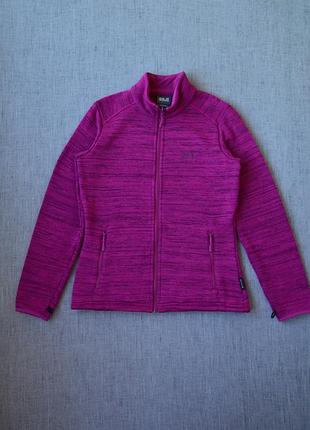 Женская флисовая кофта jack wolfskin 3in1 system (размер m / eu 40) - оригинал флиска