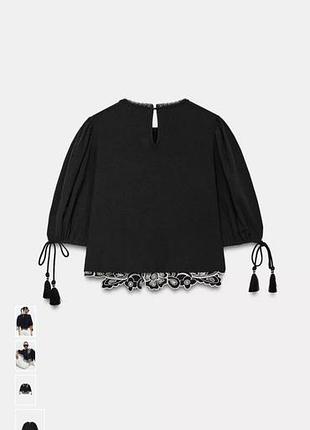 Блуза нова бавовна вишиванка zara 7