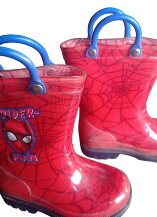 Гумові чобітки на малюка spider-man 22 розмір