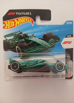 Колекційна моделька для хлопчика hot wheels formula 1, зелена