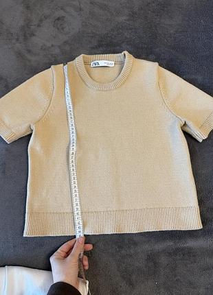 Лонгслів жіночий zara бежевий
