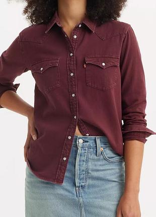 Жіноча джинсова сорочка levi's ultimate western shirt