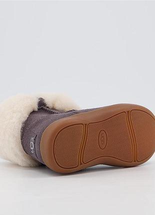Чоботи для дітей ugg замшеві сірі 3