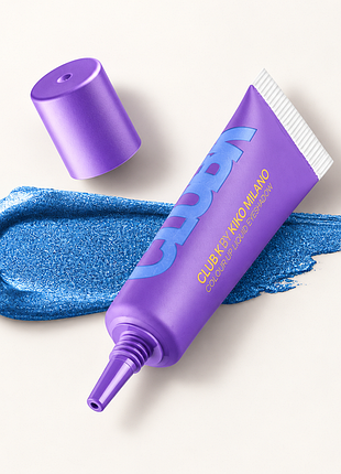 Рідкі тіні для повік kiko milano club k colour up liquid eyeshadow - 11 hot n' cooked — сині металік (000071-11)
