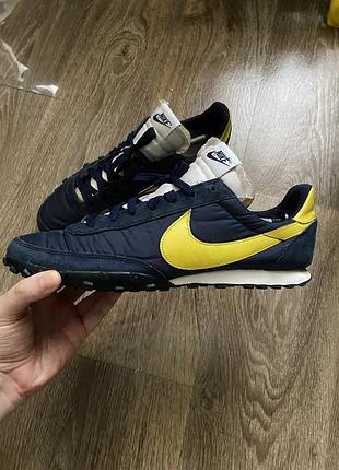 Кросівки чоловічі nike waffle racer obsidian chrome yellow