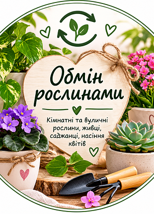 Обмен растениями, живцами, садоводами и семенами цветов