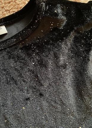 Сукня велюрова блискуча ярусна f&f 2