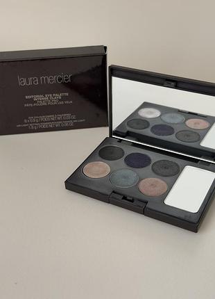 Уцінка❗️ палетка тіней для повік laura mercier editorial eye palette intense clays palette pro