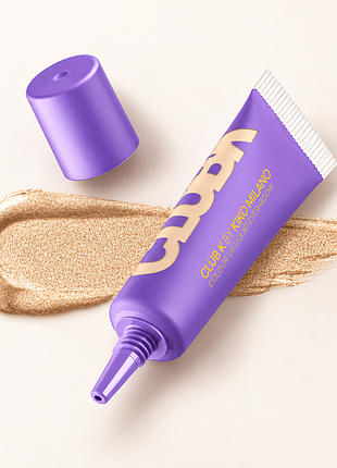 Рідкі тіні для повік kiko milano club k colour up liquid eyeshadow - 03 goated — світло-золотисті металік (000071-03)