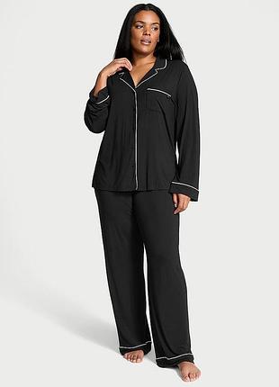Женская длинная пижама модал victoria’s secret modal - m - оригинал сша