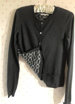 Кардиган кофта сіра laura ashley, розмір м