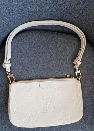 Шкіряна оригінальна сумка louis vuitton