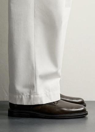 Нові шкіряні чоловічі туфлі zara,р.43